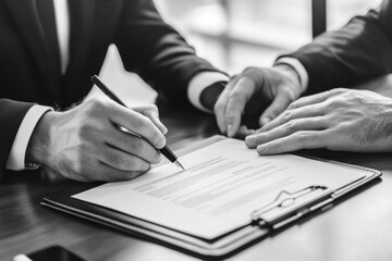 Businessman Signing Contract