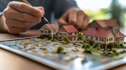 Real Estate Planning with Miniature Models