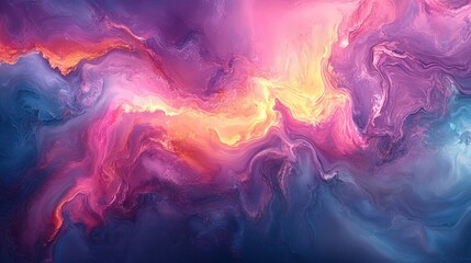 Fototapeta premium Swirling Colors and Dreamy Ethereal Gradients in Modern Art wallpaper