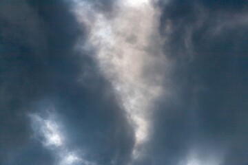 Moody Sky with Dramatic Cloud Illumination