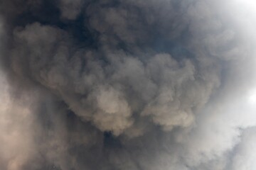 Dense Volcanic Smoke Cloud Looming in the Sky