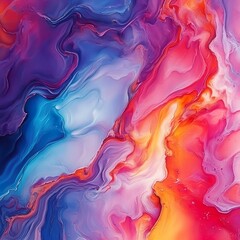 Obraz premium Dreamy Geometric Colors with Luminous Gradients in an Ethereal Modern Wallpaper