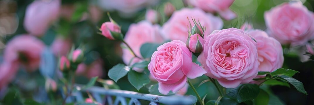 Fairy Tale Pomponella Floribunda Rose