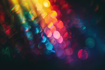 Rainbow sparkled rays of light. Abstract wallpaper design.