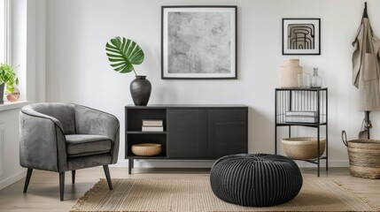 Modern Living Room with Urban Oasis Vibes 