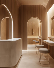 interior of a beauty salon