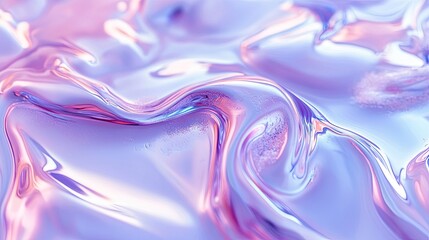 Obraz premium Abstract background of iridescent liquid. Great for projects related to beauty, luxury, or technology.