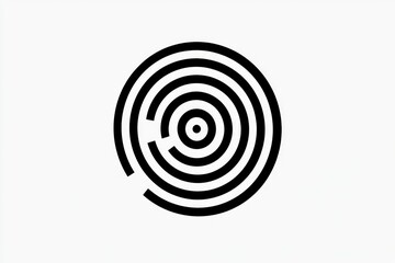 Abstract Concentric Circles Pattern