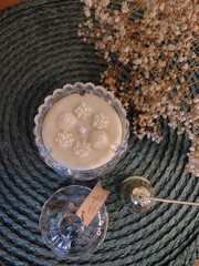 vela aromática decorativa