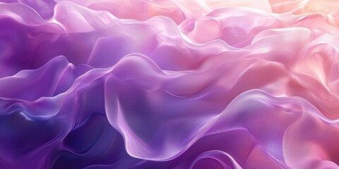 Obraz premium Abstract Fabric Swirls in Purple and Pink Hues
