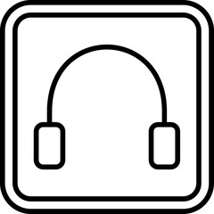 Obraz premium Headset Icon