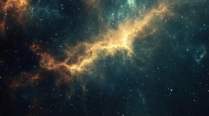 Fototapeta premium Cosmic Nebula with Stars and Dust