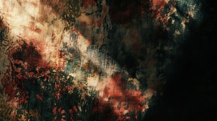 Fototapeta premium Close-up of a Colorful, Textured Fabric with a Diagonal Light Beam