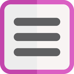 Obraz premium Menu Icon