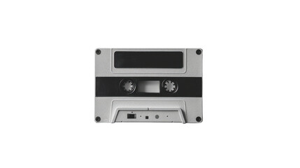 Fototapeta premium Old cassettes tapes isoalted on white background