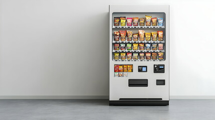 Modern Snack Vending Machine with Variety of Choices