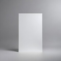 Flyer Mockup White Paper Sheet Background Illustration Frame Graphic Design