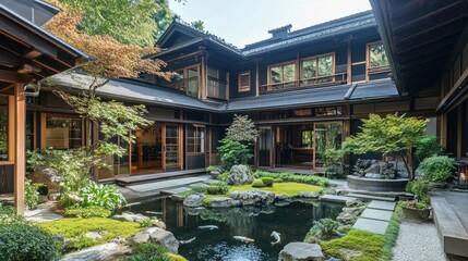 Japanese Garden Courtyard
