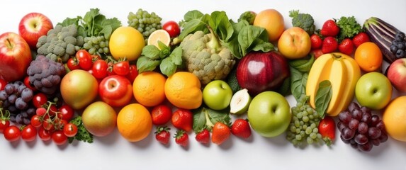 A Colorful Assortment of Fresh Fruits and Vegetables