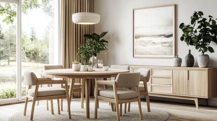 Modern Minimalist Dining Room Design