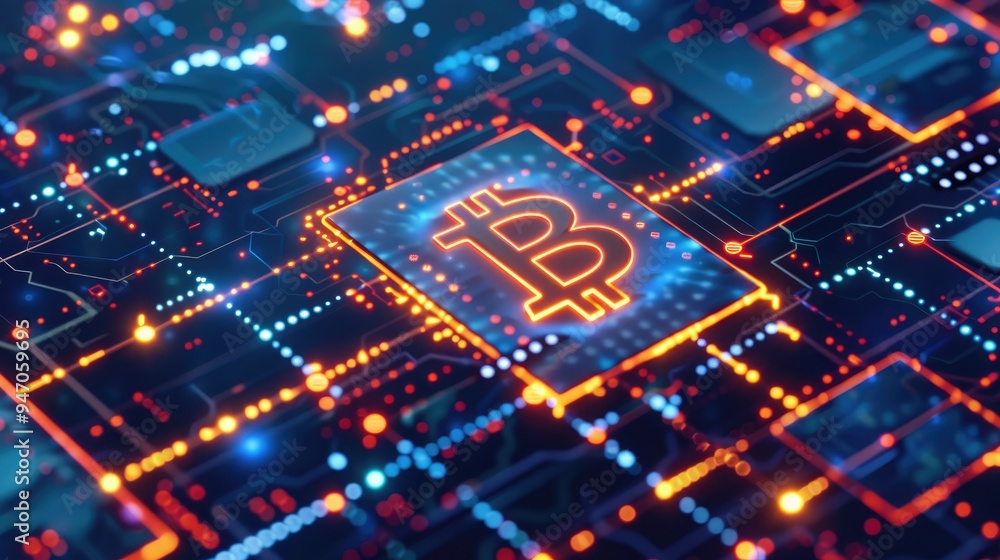 Poster digital currency exchange through blockchain technology on a business platform