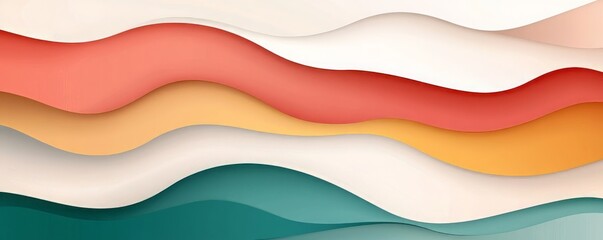 Obraz premium Abstract wave pattern showcasing vibrant colors and smooth curves, perfect for backgrounds and creative designs.