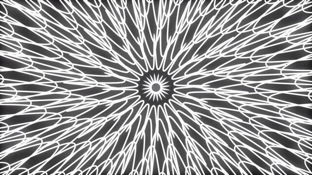 The white star line pattern rotates, moves and repeats