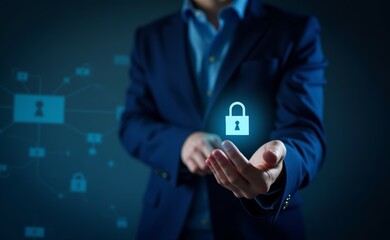 A man is holding a key in his hand