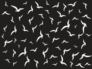 abstract dove pattern vector design
