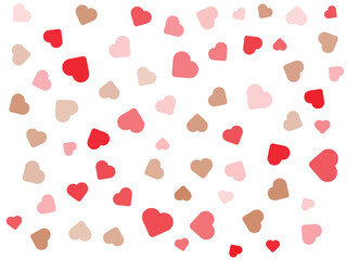 love heart pattern vector design