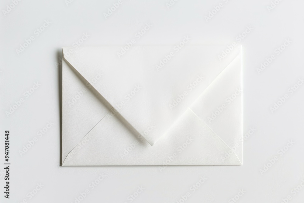 Poster An open envelope containing a smaller white envelope