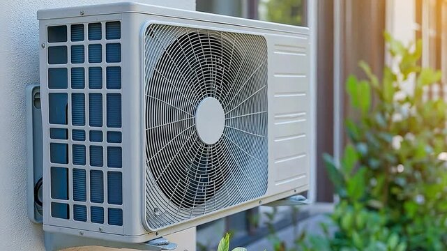 competent expert searching for possible low pressure in the cooling system of an air conditioner