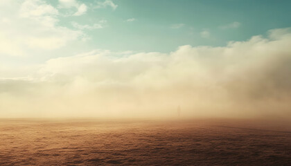 Obraz premium A short, inspirational quote or a single word in a clean, minimalist font, placed in the center of the wallpaper