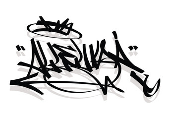 ALLELUYA graffiti tag style design
