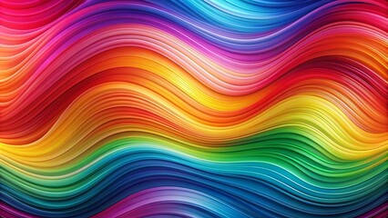 Obraz premium Abstract colorful background with a wave pattern , fractal, abstract, color, background, wave, pattern, design, art