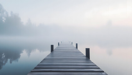 Obraz premium A short, inspirational quote or a single word in a clean, minimalist font, placed in the center of the wallpaper