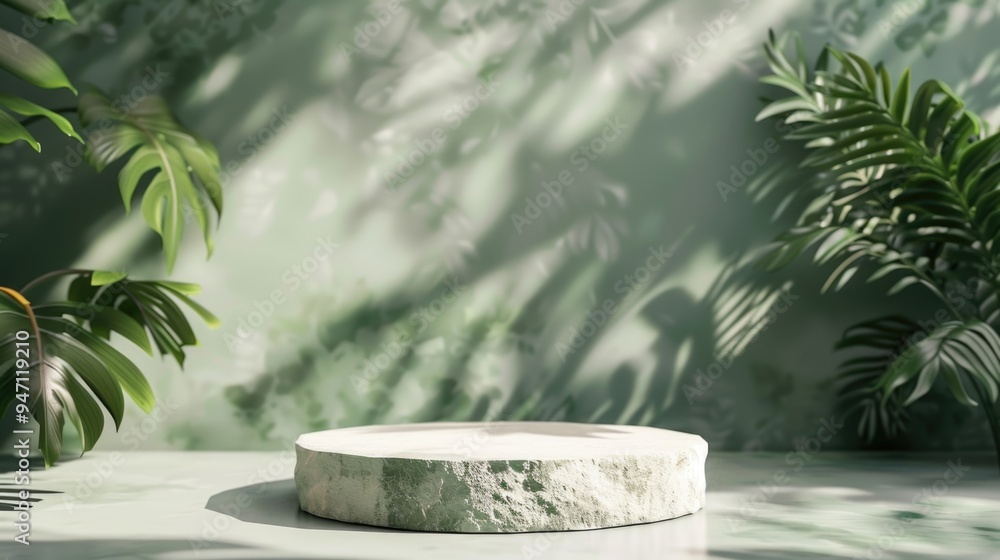 Poster a single white bowl sits on a plain white table, perfect for displaying small items or as a minimali
