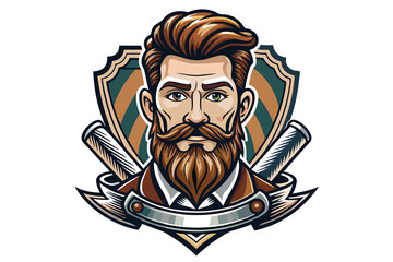 Barbershop logo template