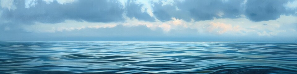 Fototapeta premium Serene atmosphere on the sea