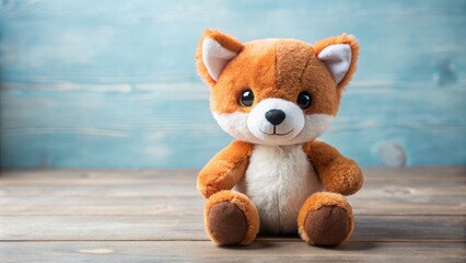 Soft and cuddly plush toy in the shape of a cute animal, plush, toy, stuffed, animal, cuddly, soft, adorable, cute, furry