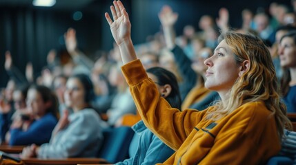 Interactive Polling: Tool for engaging seminar audiences by gathering real-time feedback through live polls and interactive questions, fostering participation.
