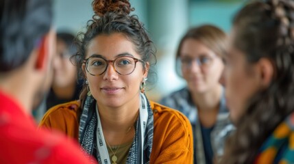 Obraz premium Icebreaker Activities: Simple, engaging exercises designed to break the ice, promote interaction, and set a friendly tone for the seminar or meeting. 