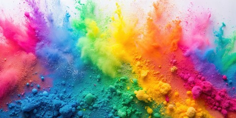 Obraz premium Colorful background of pastel powder, pastel, colorful, vibrant, backdrop, texture, abstract, powder, soft, palette, rainbow, gradient
