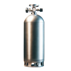 Oxygen Tank on Transparent Background