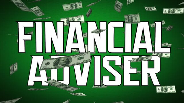 Financial Adviser CFA Certified Planner Save Money Invest Grow Wealth 3d Animation