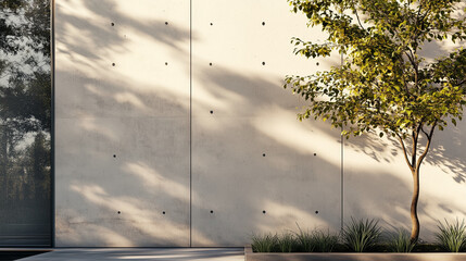 wall at small home, minimalist concept