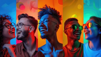 A collection of individuals standing together, offering a variety of perspectives and possibilities