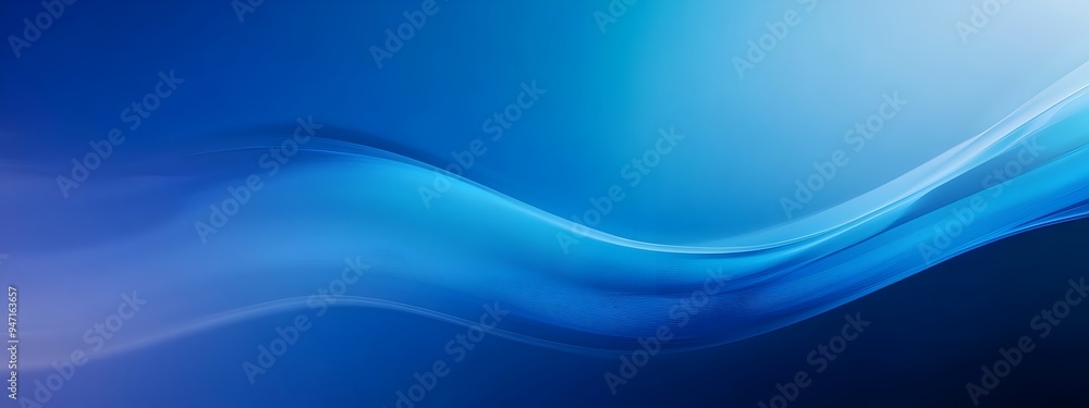 Poster captivating abstract blue gradient background with minimalist empty space design