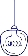 Doodle Light Bulb Clipart