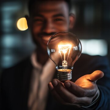 Entrepreneur developing innovative business solutions